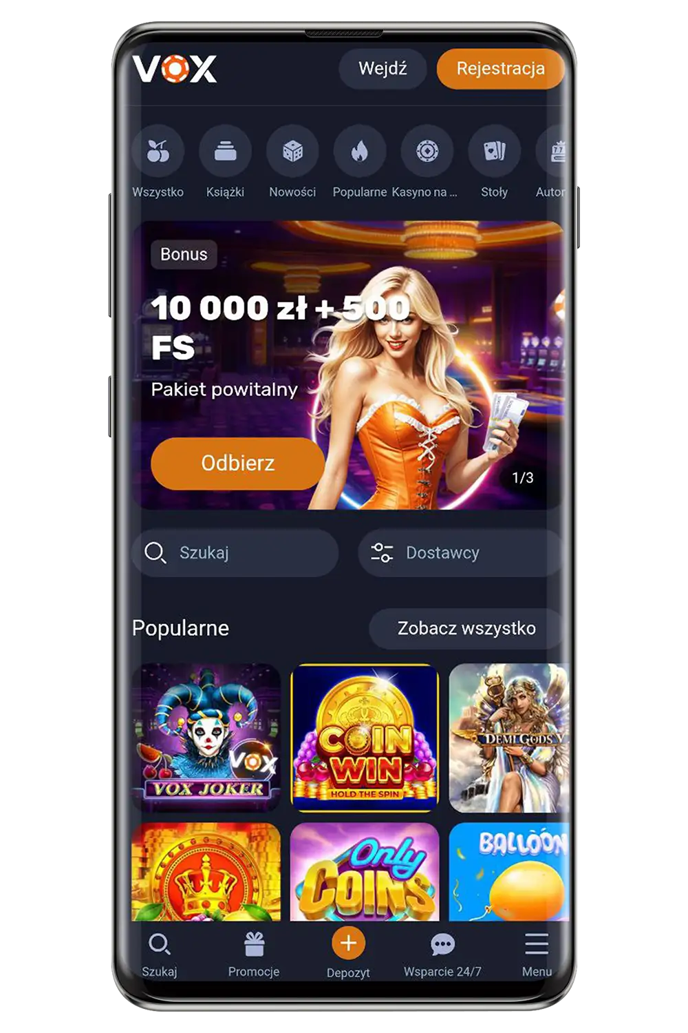 Zrzuty ekranu najlepszych zagranicznych bukmacherów